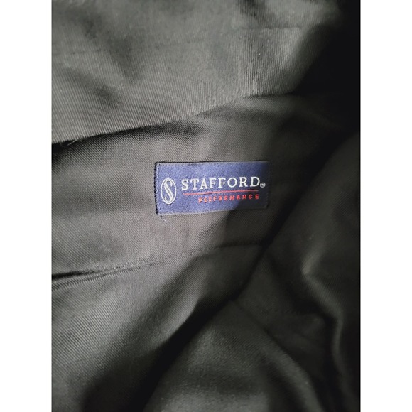 Stafford Pinstripe Suit Jacket 43R Pants 38x30 Prom Homecoming Graduation Event - Picture 7 of 12